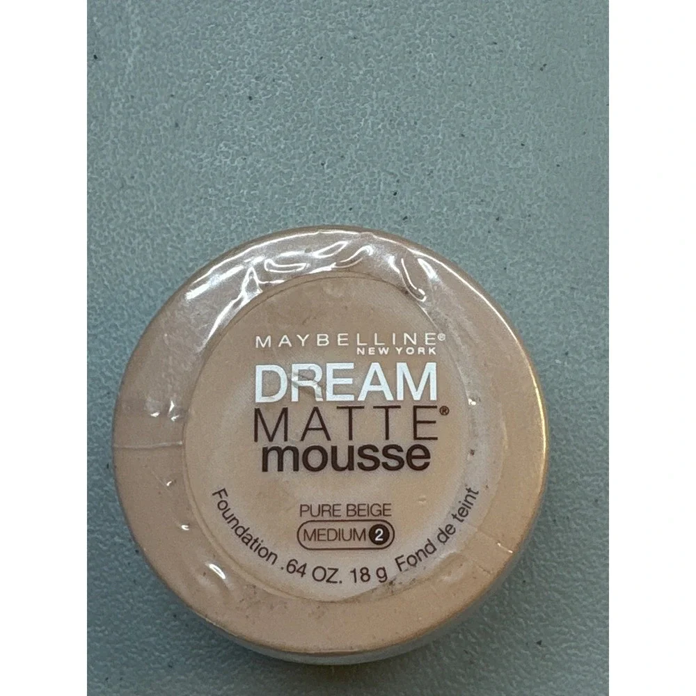 MAYBELLINE Dream Matte Mousse Foundation - Pure Beige 2 Medium - NEW SEALED